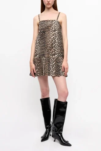 Leopard Foil Dress