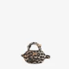 Leopard Grained Nano Bou Bag Nano