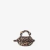 Leopard Grained Nano Bou Bag Nano