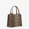 Leopard Large Canvas Tote Bag