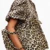 Leopard Large Canvas Tote Bag