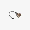 Leopard Print Bou Heart Mirror
