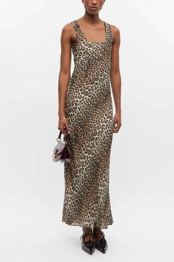 Leopard Print Maxi Dress Leopard Print Maxi Dress