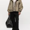 Leopard Print Nylon Jacket Leopard Print Nylon Jacket
