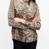 Leopard Print Satin Shirt Leopard Print Satin Shirt