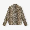 Leopard Print Satin Shirt Leopard Print Satin Shirt