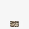 Leopard Printed Bou Card Holder