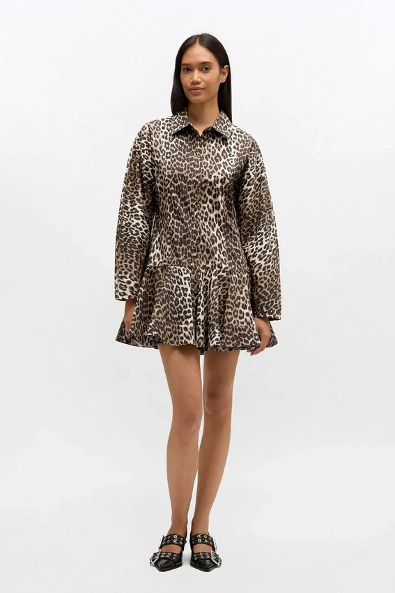 Leopard Shirt Dress Leopard Shirt Dress