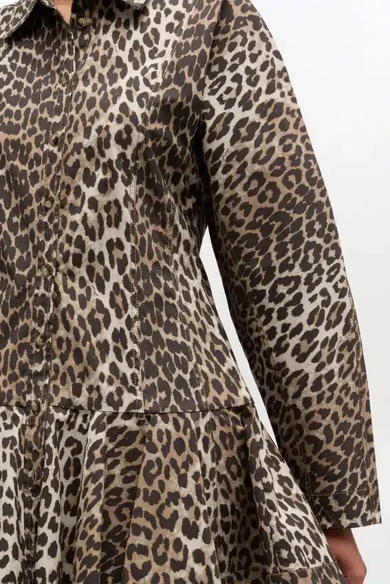 Leopard Shirt Dress Leopard Shirt Dress