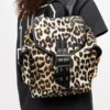 Leopard Small Nylon Bucky Backpack