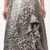 Leopard Stretch Sequins Long Dress Leopard Stretch Sequins Long Dress