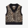 Leopard V-neck Vest