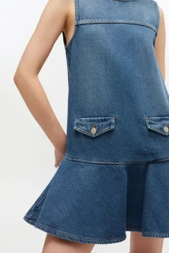 Light Denim Mini Dress