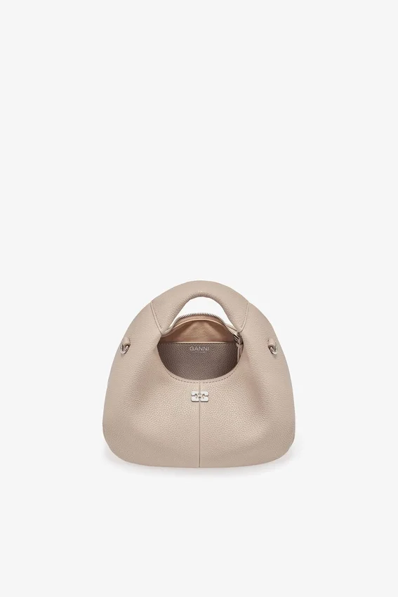 Light Grey Mini Hobo Bag Light Grey Mini Hobo Bag