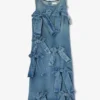 Light Rigid Denim Dress