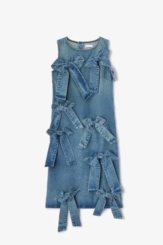 Light Rigid Denim Dress