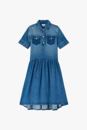 Light Washed Denim Dress
