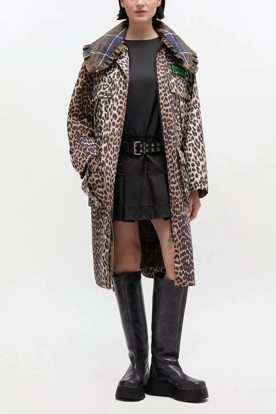Long Coat in Leopard Long Coat in Leopard