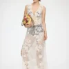 Long Dress in Cotton Crochet