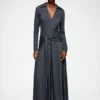 Long Dress in Grey Jersey Long Dress in Grey Jersey