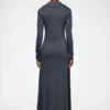 Long Dress in Grey Jersey Long Dress in Grey Jersey