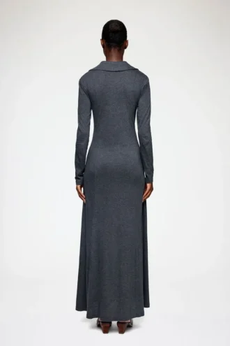 Long Dress in Grey Jersey