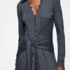 Long Dress in Grey Jersey Long Dress in Grey Jersey
