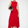 Long Dress in Marl Mesh