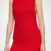 Long Dress in Marl Mesh