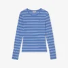 Long-sleeve Top with Stripes