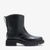 Low Boots in Black Oleatex Low Boots in Black Oleatex