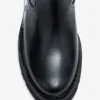 Low Boots in Black Oleatex Low Boots in Black Oleatex