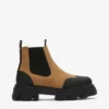 Low Chelsea Boots in Suede Brown Low Chelsea Boots in Suede Brown