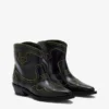 Low Shaft Embroidered Western Boots