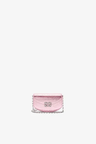 Lulu Wallet On Chain in Metallic Lulu Wallet On Chain in Metallic
