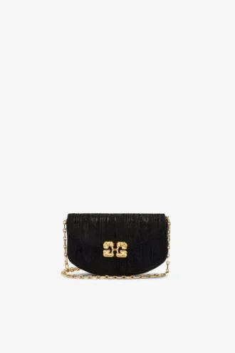 Lulu Wallet On Chain in Velvet Moire Lulu Wallet On Chain in Velvet Moire