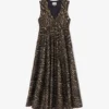 Metallic Cloque Long Dress Metallic Cloque Long Dress