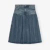 Mid Blue Washed Denim Skirt Mid Blue Washed Denim Skirt
