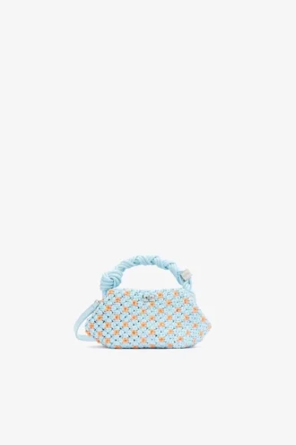 Mini Bou Bag in Braided Blue