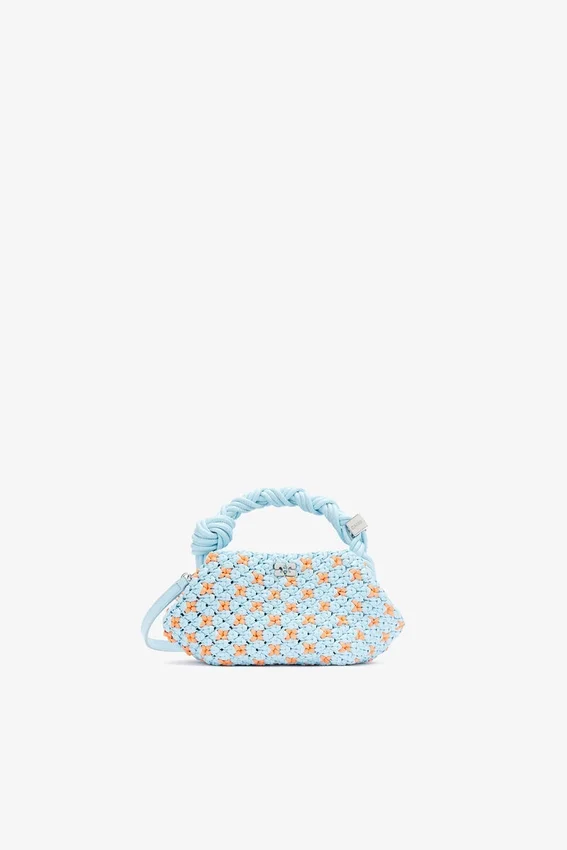 Mini Bou Bag in Braided Blue Mini Bou Bag in Braided Blue