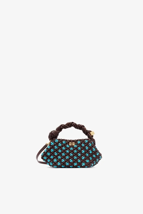 Mini Bou Bag in Braided Brown Mini Bou Bag in Braided Brown