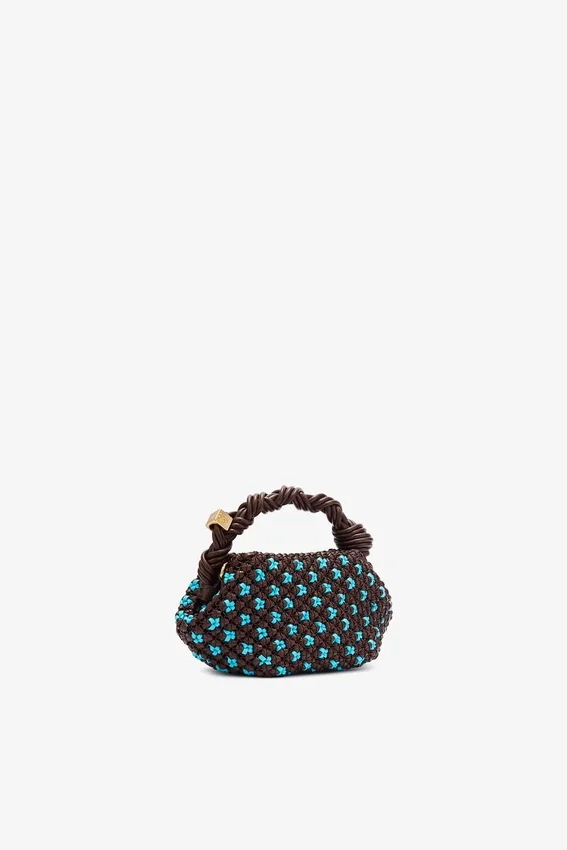 Mini Bou Bag in Braided Brown Mini Bou Bag in Braided Brown