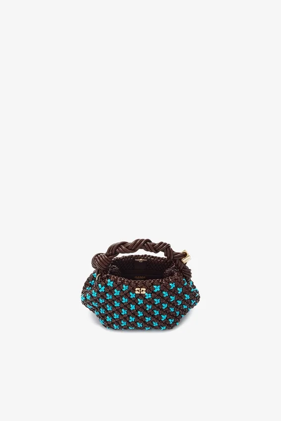 Mini Bou Bag in Braided Brown Mini Bou Bag in Braided Brown