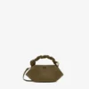 Mini Bou Bag in Green Grained Mini Bou Bag in Green Grained