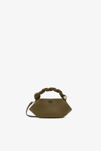 Mini Bou Bag in Green Grained