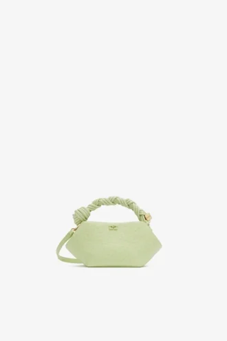 Mini Bou Bag in Green Ostrich