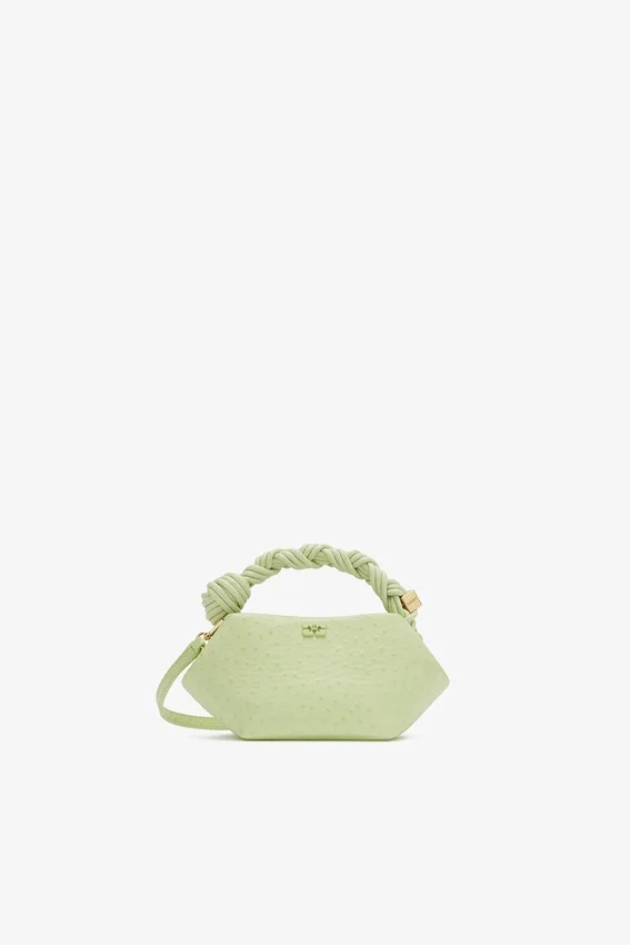 Mini Bou Bag in Green Ostrich Mini Bou Bag in Green Ostrich