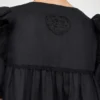 Mini Dress in Black Linen