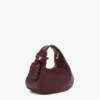 Mini Hobo Bag in Burgundy