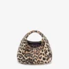 Mini Hobo Bag in Grained Leopard Mini Hobo Bag in Grained Leopard
